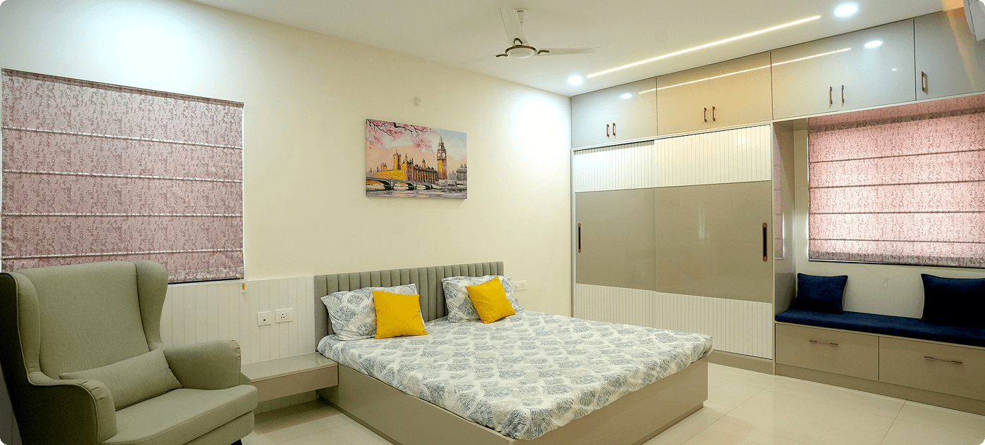 My Home Sayuk gallery – Master Bedroom – Tellapur, Hyderabad