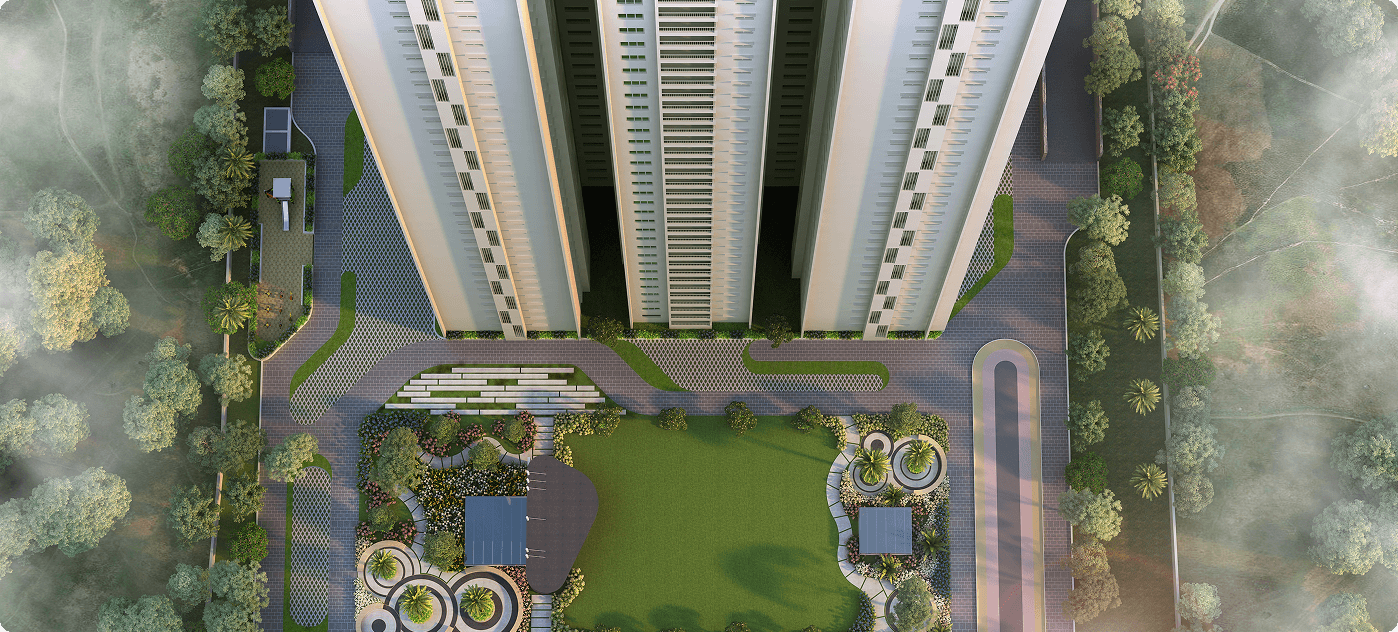 My Home Tarkshya gallery – Aerial View Top – Kokapet, Hyderabad