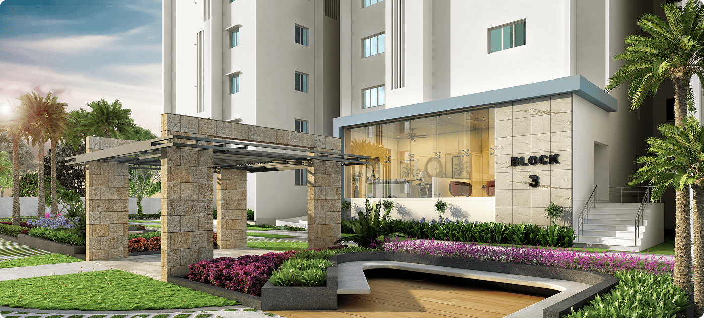 My Home Tarkshya gallery – Building Lobby – Kokapet, Hyderabad