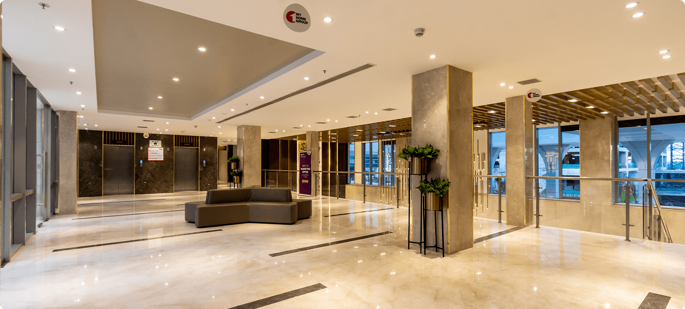My Home Bhooja gallery – Club Luxe Lobby – Hyderabad
