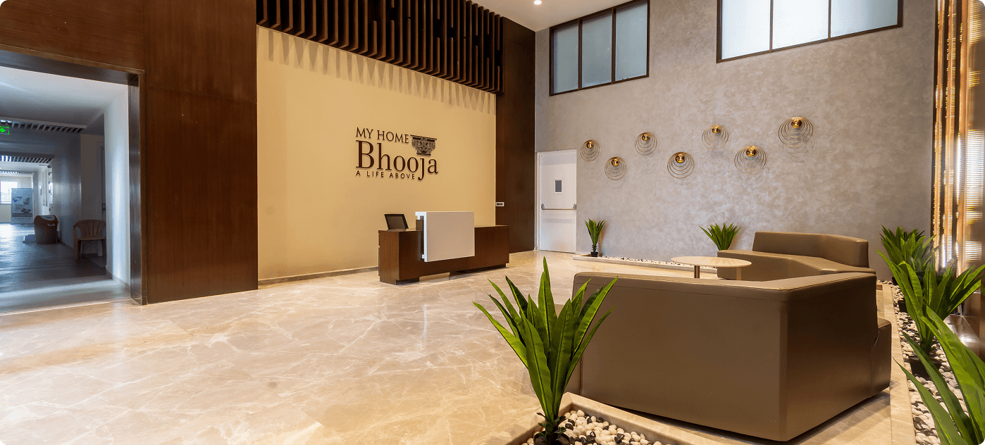 My Home Bhooja gallery – Building Lobby – Hyderabad