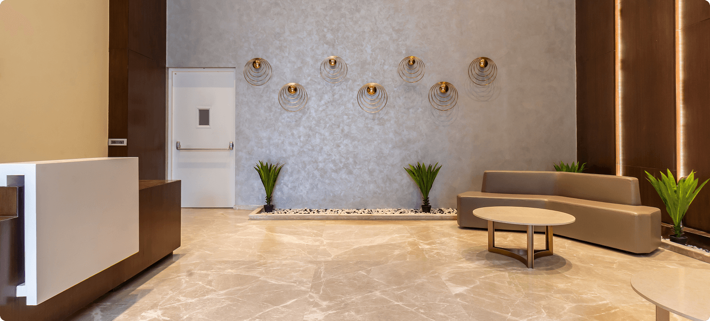 My Home Bhooja gallery – Building Lobby – Hyderabad
