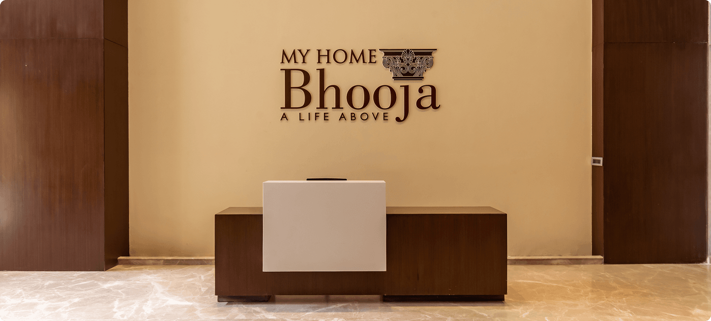 My Home Bhooja gallery – Building Lobby – Hyderabad