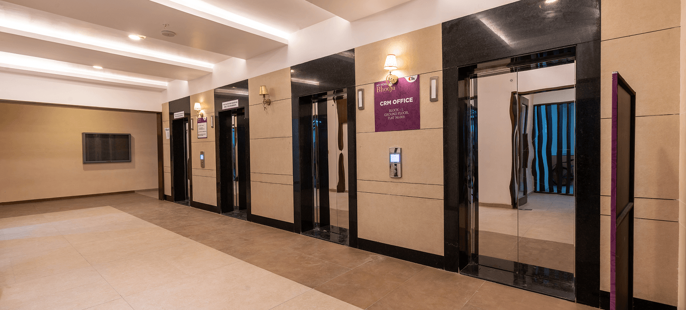 My Home Bhooja gallery – Building Lobby – Hyderabad