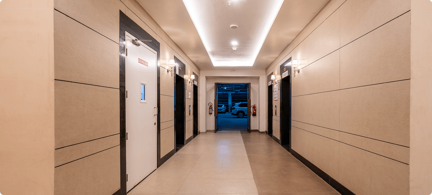 My Home Bhooja gallery – Building Lobby – Hyderabad
