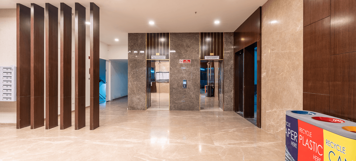 My Home Bhooja gallery – Building Lobby – Hyderabad