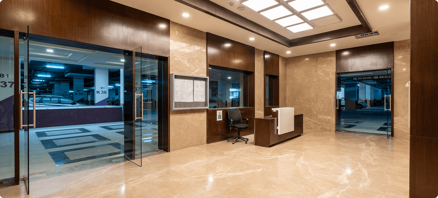 My Home Bhooja gallery – Building Lobby – Hyderabad