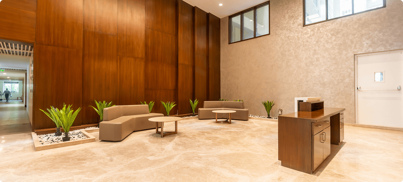 My Home Bhooja gallery – Building Lobby – Hyderabad