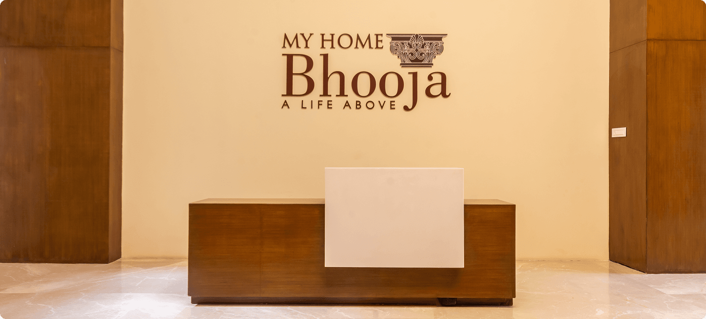 My Home Bhooja gallery – Building Lobby – Hyderabad