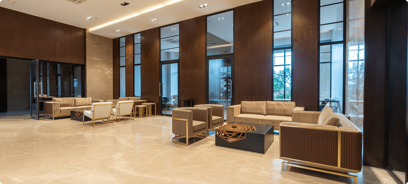 My Home Bhooja gallery – Tower Lobby – Hyderabad