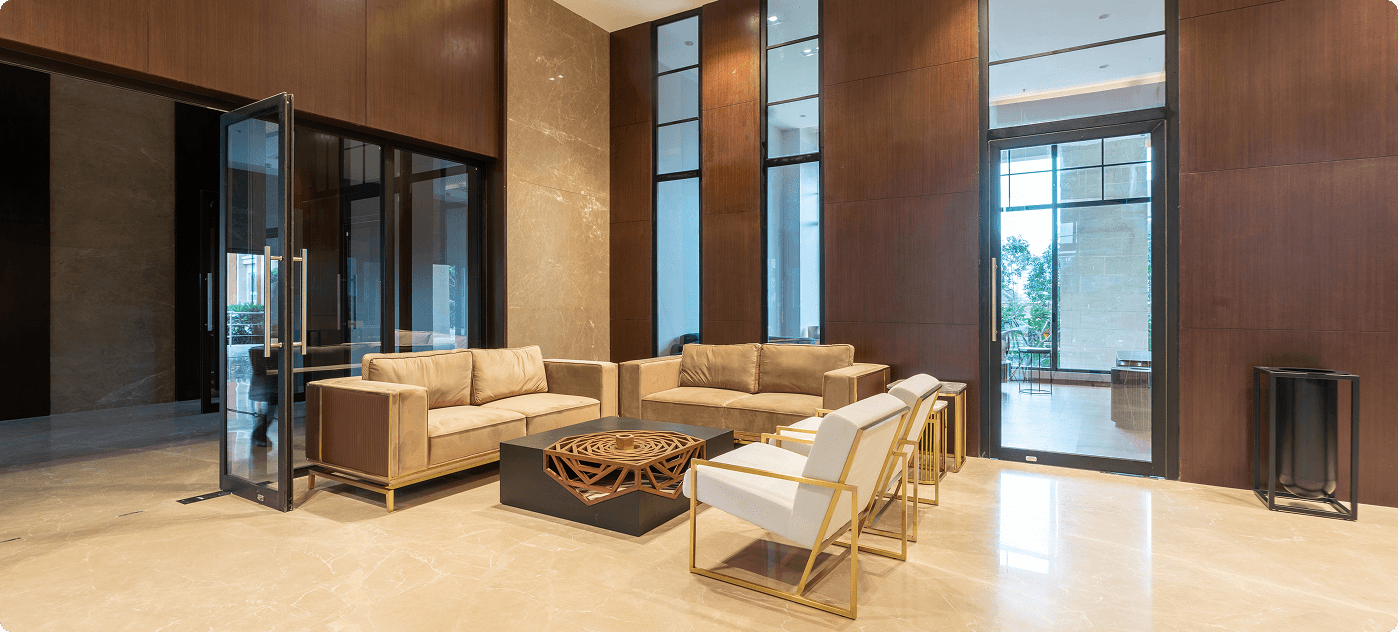 My Home Bhooja gallery – Tower Lobby – Hyderabad