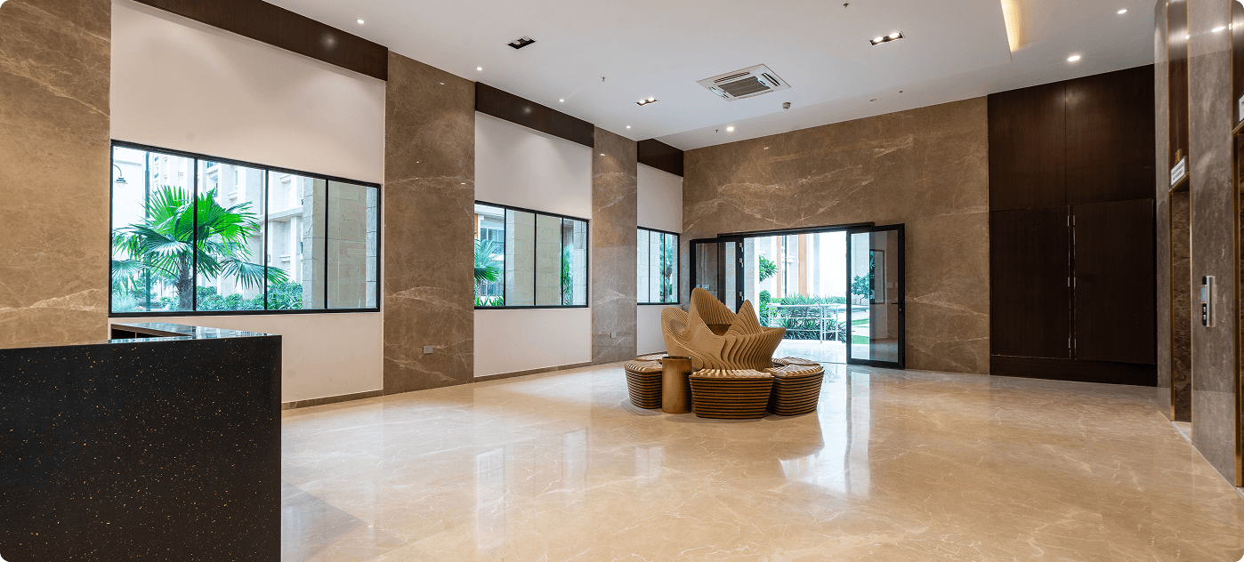 My Home Bhooja gallery – Tower Lobby – Hyderabad