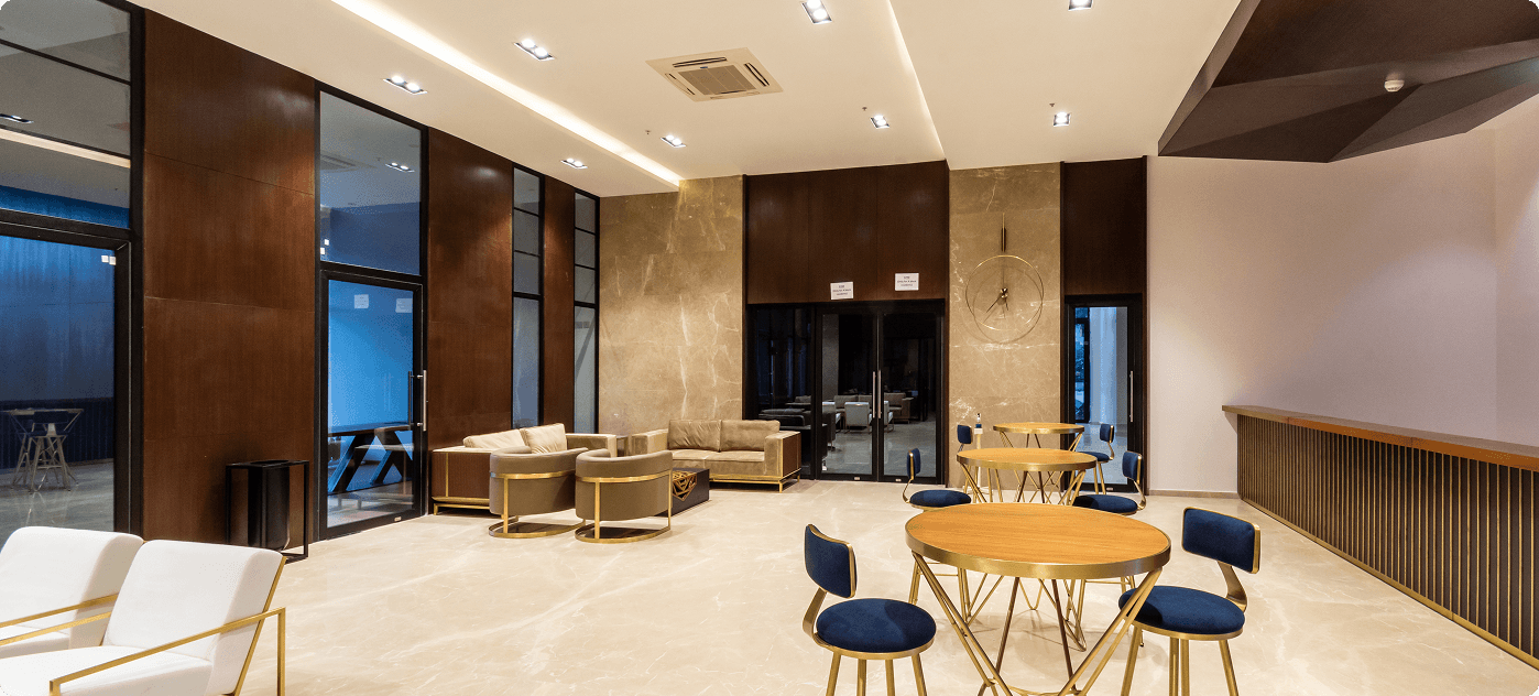 My Home Bhooja gallery – Tower Lobby – Hyderabad