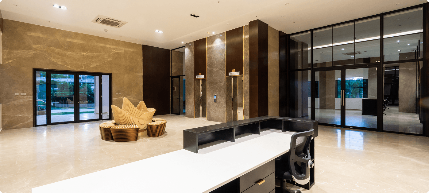 My Home Bhooja gallery – Tower Lobby – Hyderabad