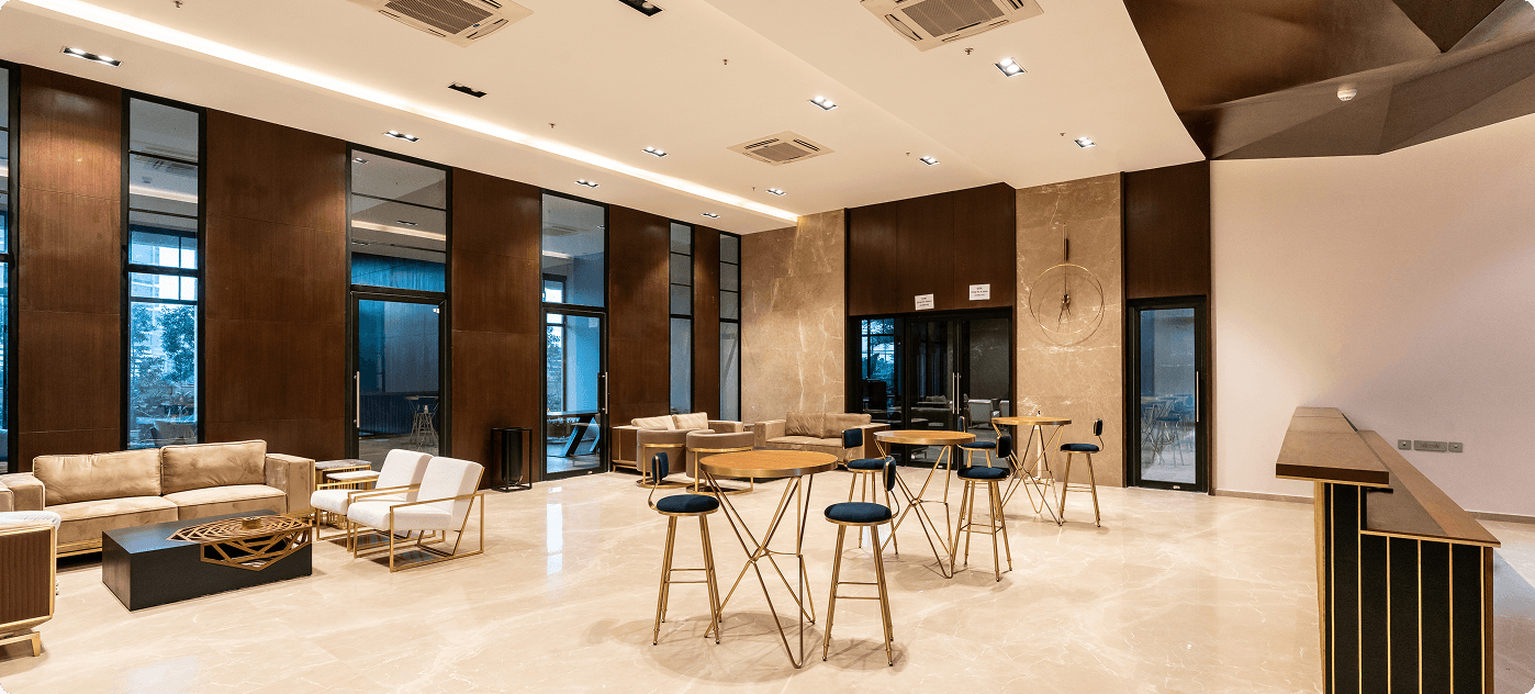 My Home Bhooja gallery – Tower Lobby – Hyderabad