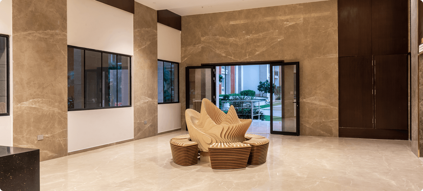My Home Bhooja gallery – Tower Lobby – Hyderabad