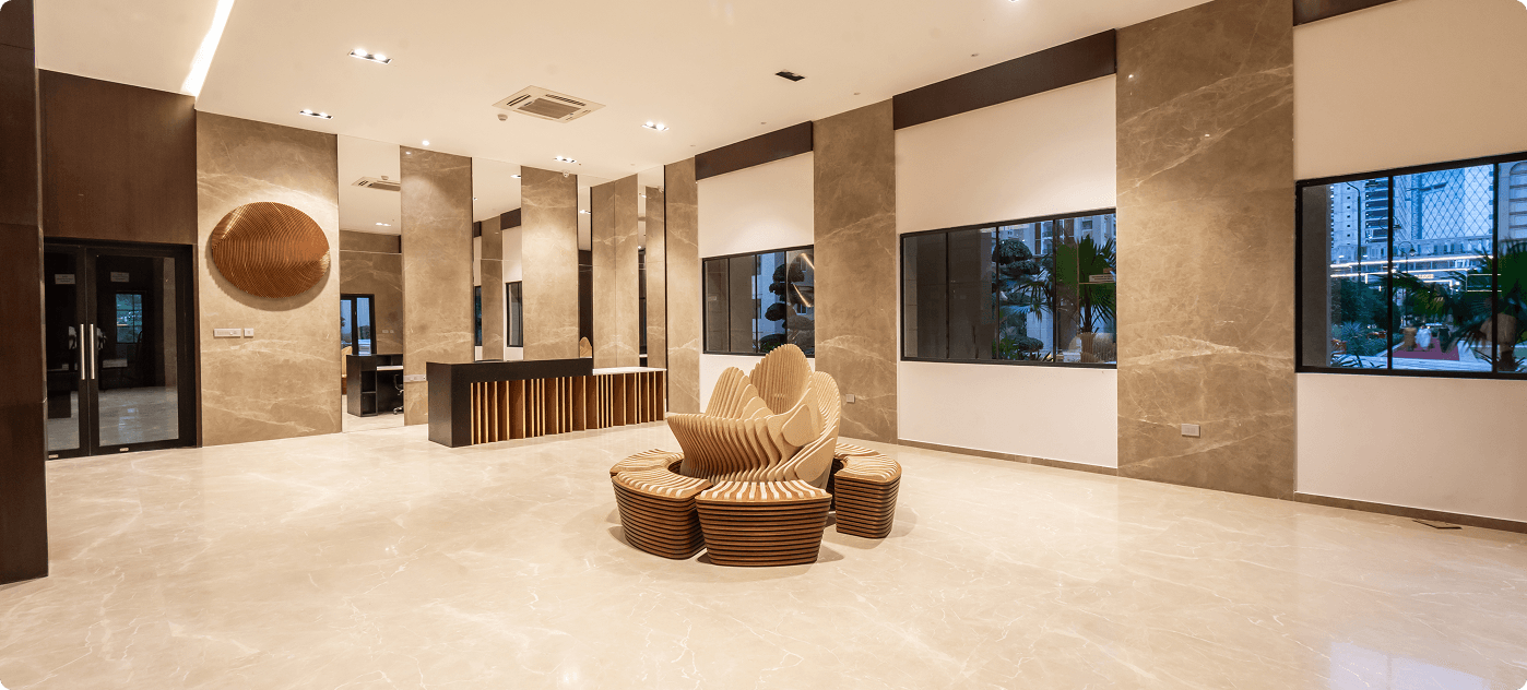 My Home Bhooja gallery – Tower Lobby – Hyderabad