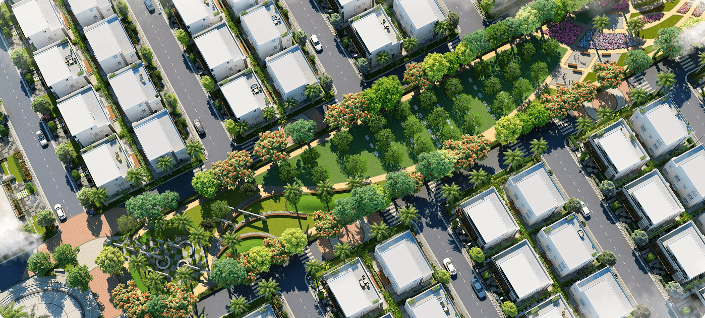 My Home Ankura gallery – Park Aerial – Tellapur, Hyderabad