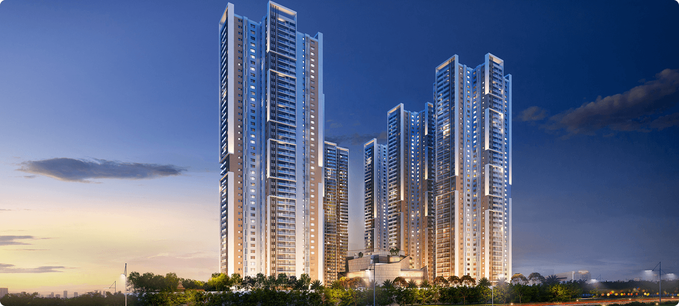 My Home Apas gallery – Tower Night Sky – Kokapet, Hyderabad