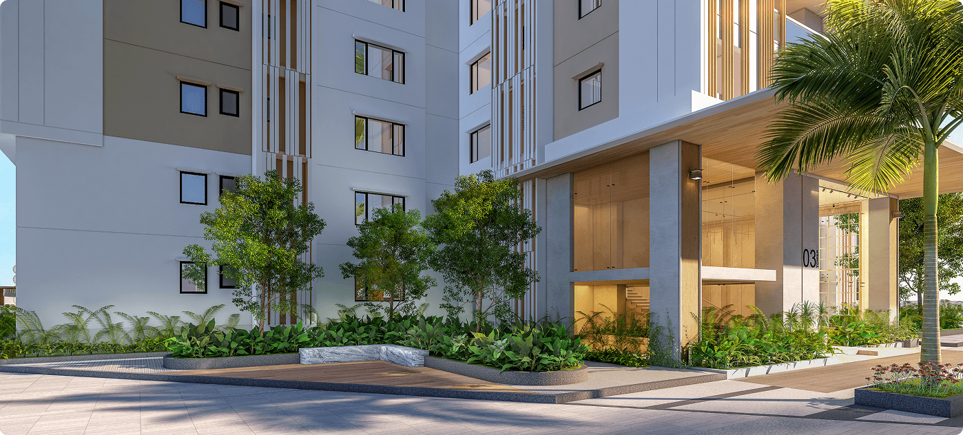 My Home Apas gallery – Tower Landscape – Kokapet, Hyderabad