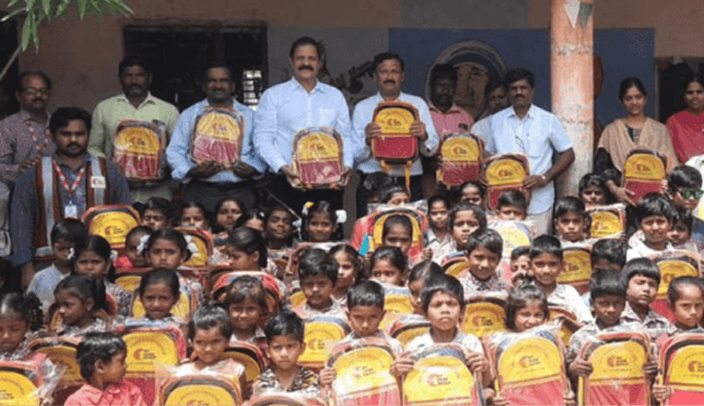 Renovation and material distribution to Govt. schools
