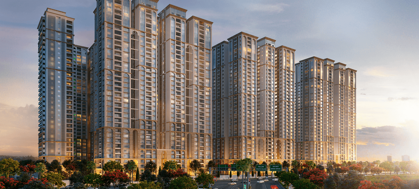 My Home Bhooja gallery – View Dusk – Hyderabad