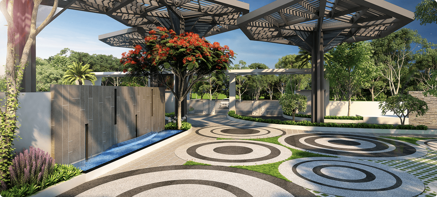 My Home Tarkshya gallery – Water Fountain – Kokapet, Hyderabad